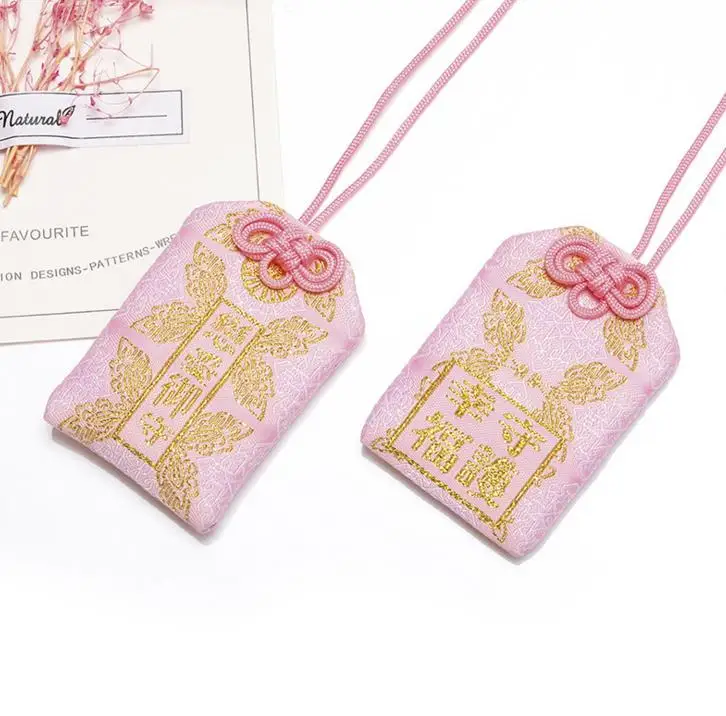 1 шт. Kawaii Omamori Фортуна успех работа любовь безопасность богатые телефон кулон держатель девушка ребенок подарок вечерние сувениры