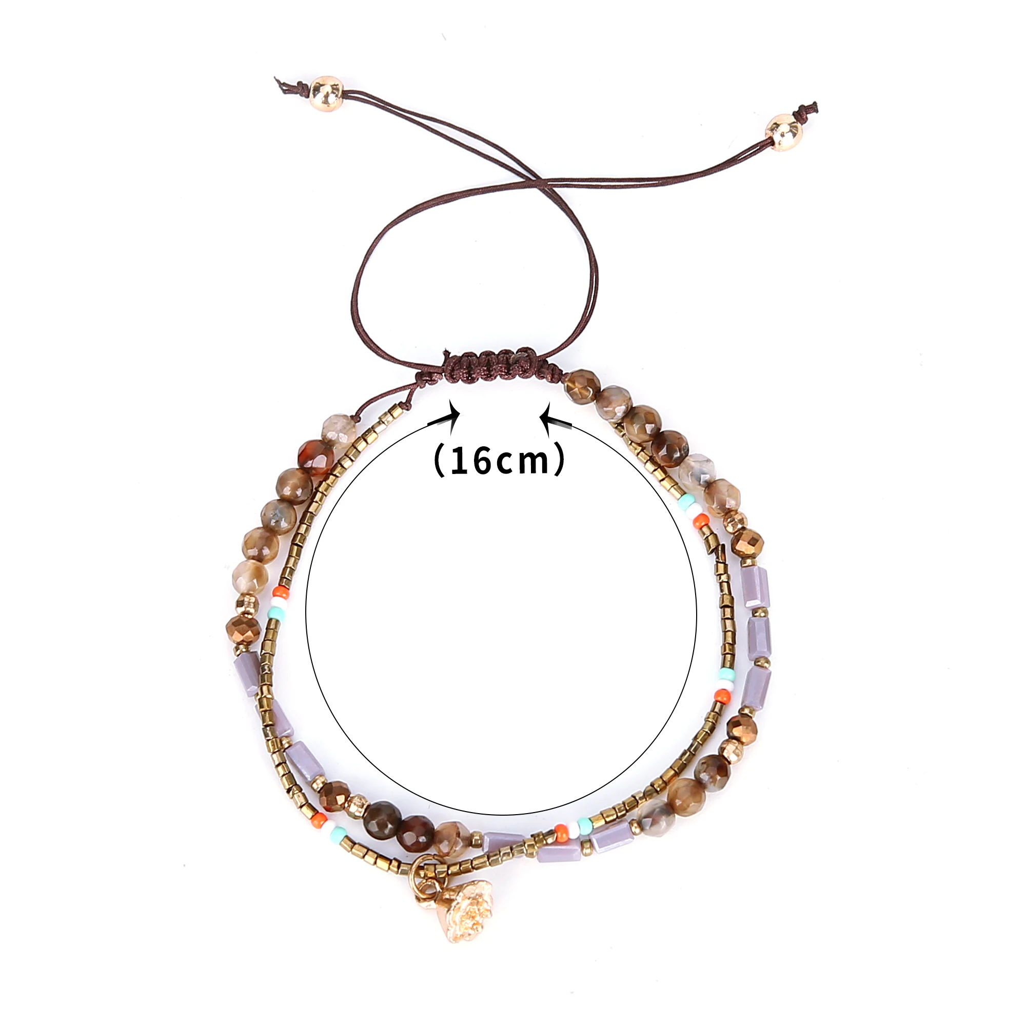 Bell Drop Pendant Beach Bracelet Man Fashion Women Gift For Beautiful Beads|Браслеты с шармами| |