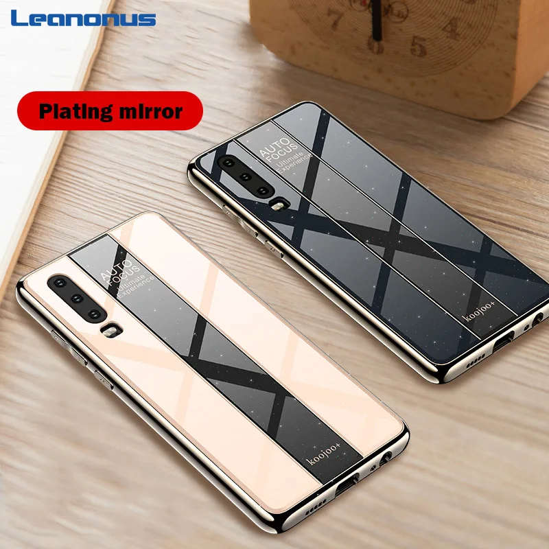 Case For Huawei P30 Pro Case Plating Soft Silicone Organic Glass Case Cover For Huawei P20 Lite Mate 20 Lite Phone Cover