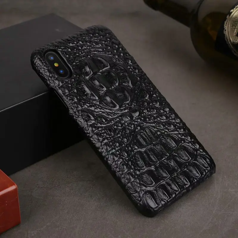 Чехол для Iphone 11 pro X Xs Max Xr 6 6s 7 8 plus apple Capa Funda Etui Роскошный кожаный чехол для телефона аксессуары Coque Shell - Цвет: Black