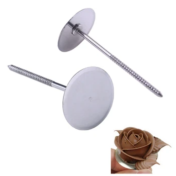 

6 pc New Creative Stainless Steel Cake Flower Needle Cake Cupcake Icing Cream Decorating Tool Cake Decorating Nails Pastry Tool