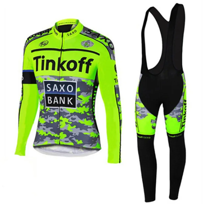 

2016 Pro Team Ropa Ciclismo Invierno/Winter Thermal Fleece Tinkoff Cycling Jersey MTB Bike Long Sleeve Clothing Maillot Ciclismo