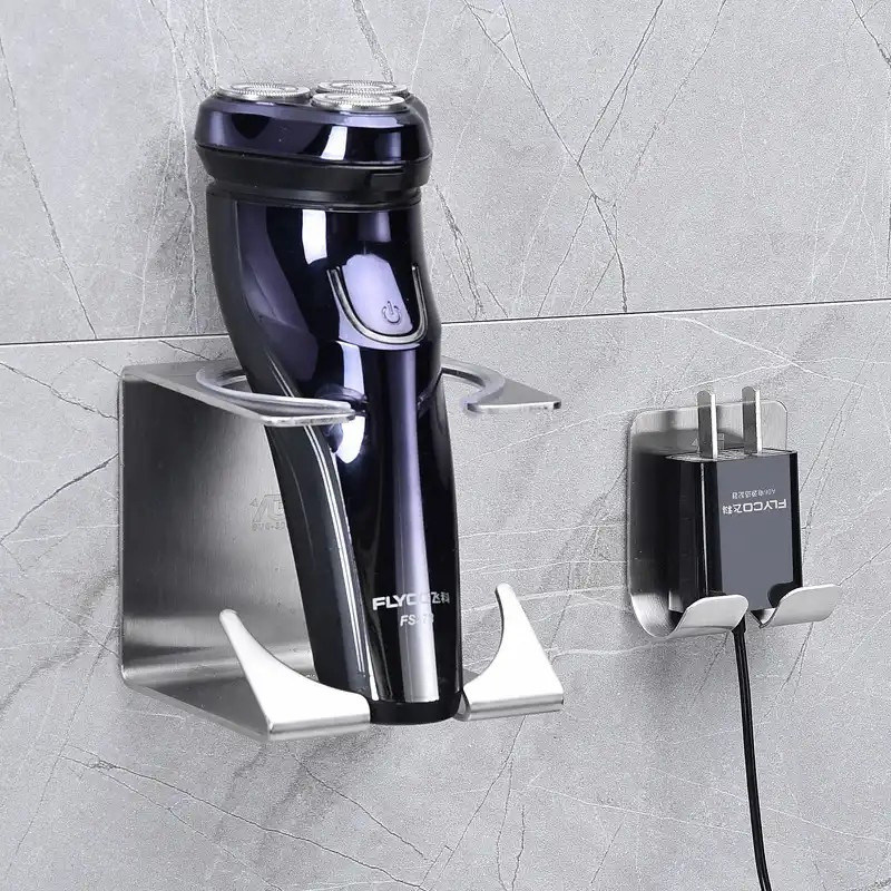 Bathroom Stainless Steel Shaver Holders Electric Razor Holder Self