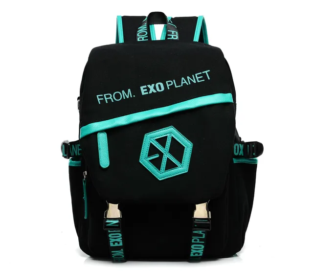 2018 New Kpop EXO Canvas Backpack Sacks Women/Men Student School Bags