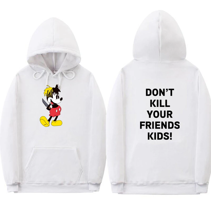 Revenge Limited Tour Hoodie Sweatshirts Men Women Hip Hop Hoodies XXXTENTACION Rapper Revenge Don'T Kill Your Friend Kids Hoody - Цвет: 4