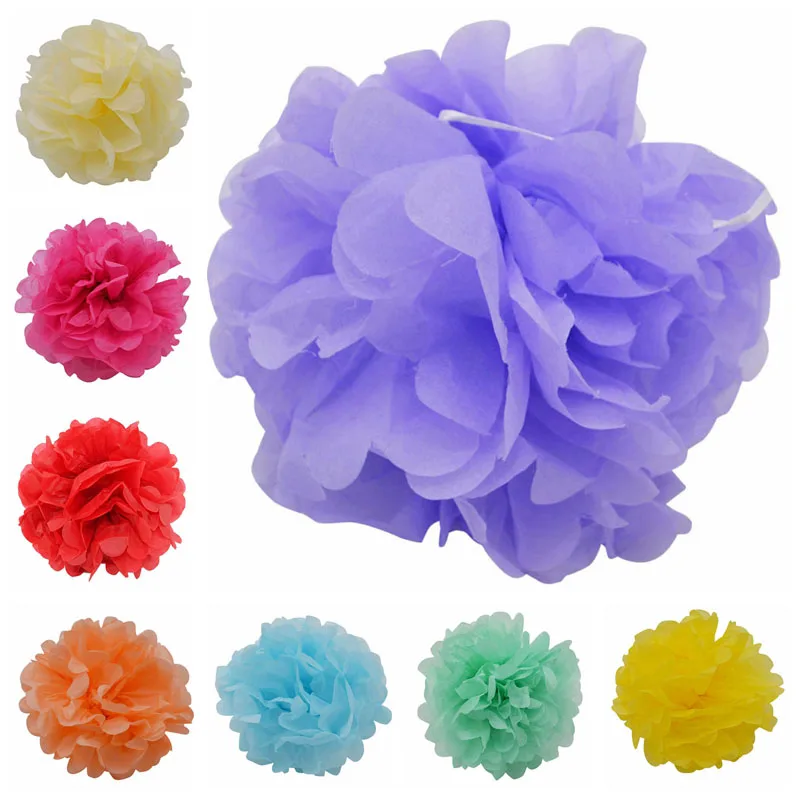 5 шт. бумажные помпоны с помпонами в виде цветов|paper flower ball|tissue paper pom pomspaper poms |