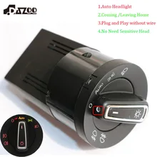 Dazoo обновления новый авто фар лампа переключатель с подсветкой Сенсор модуль для VW Golf J etta MK4 Passat B5 поло Бора Bettle Fabia