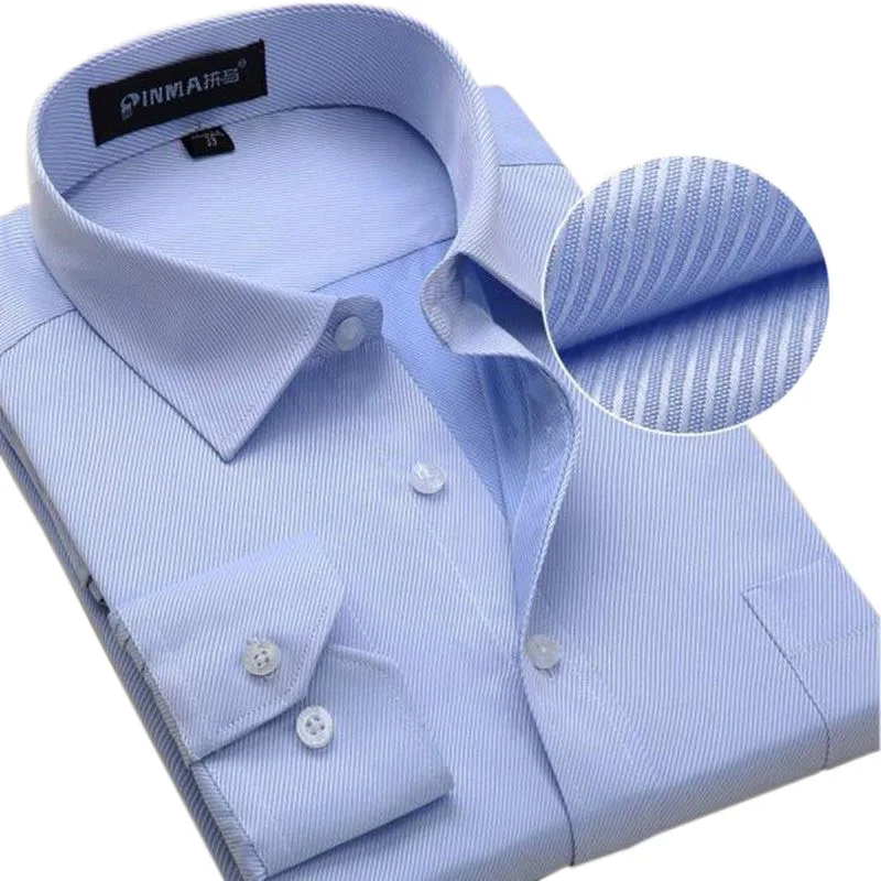 2017-New-Design-Twill-Cotton-Pure-Color-White-Business-Formal-Dress-Shirts-Men-Fashion-Long-Sleeve