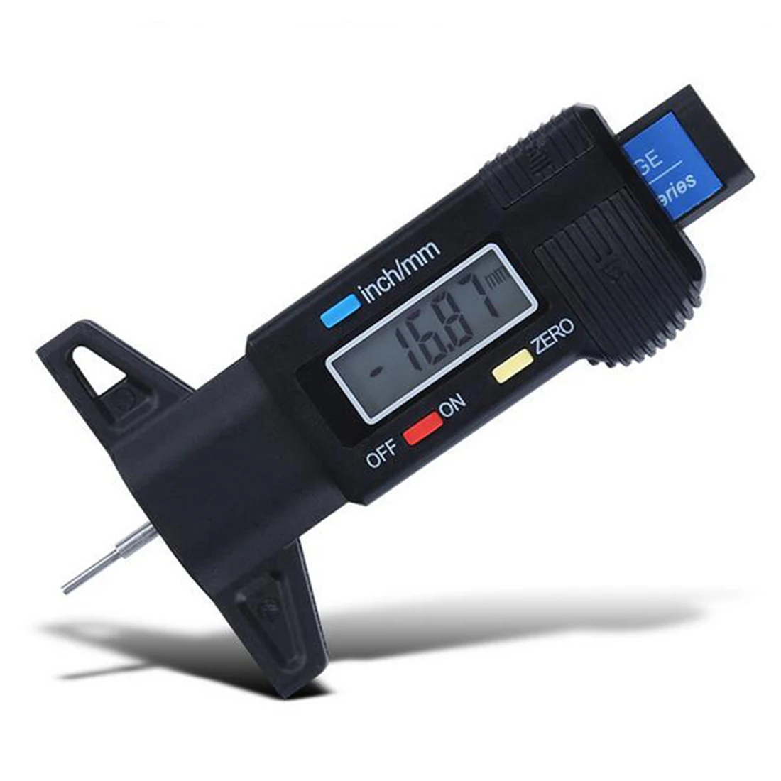 Цифровой измеритель глубины штангенциркуль измеритель глубины протектора ЖК-дисплей датчик протектора шин для автомобильных шин 0-25,4 мм измерительный инструмент штангенциркуль