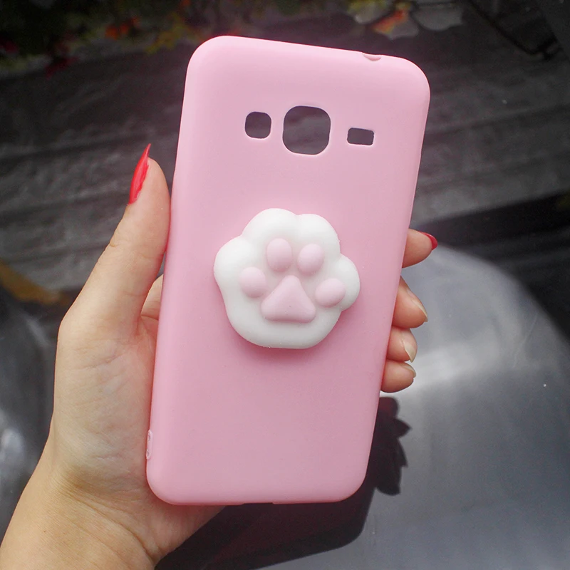 For Samsung Galaxy J3 2016 Squishy 3d Cat Case For Galaxy J3 2015 Ultra-thin Silicon TPU Soft Candy Color Back Cover phone case (7)