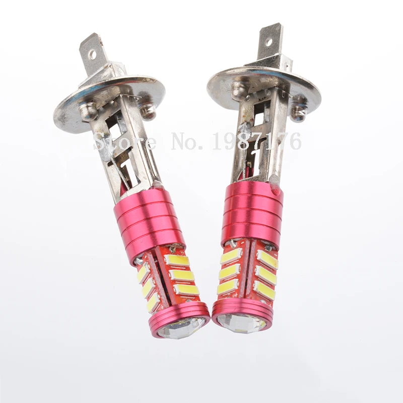 2 X H1 P14. 5S холодный белый 7000K 550 люменов 7020 11 SMD Автомобильная фара лампа