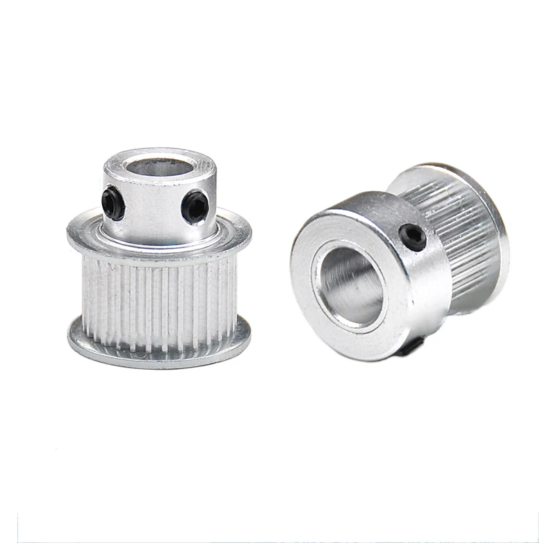 S2M 20 Tooth Aluminum Alloy Timing Pulley K Type Synchronous Wheels Gear Part For Width 7/11mm Inner Hole 4-8 with Screw