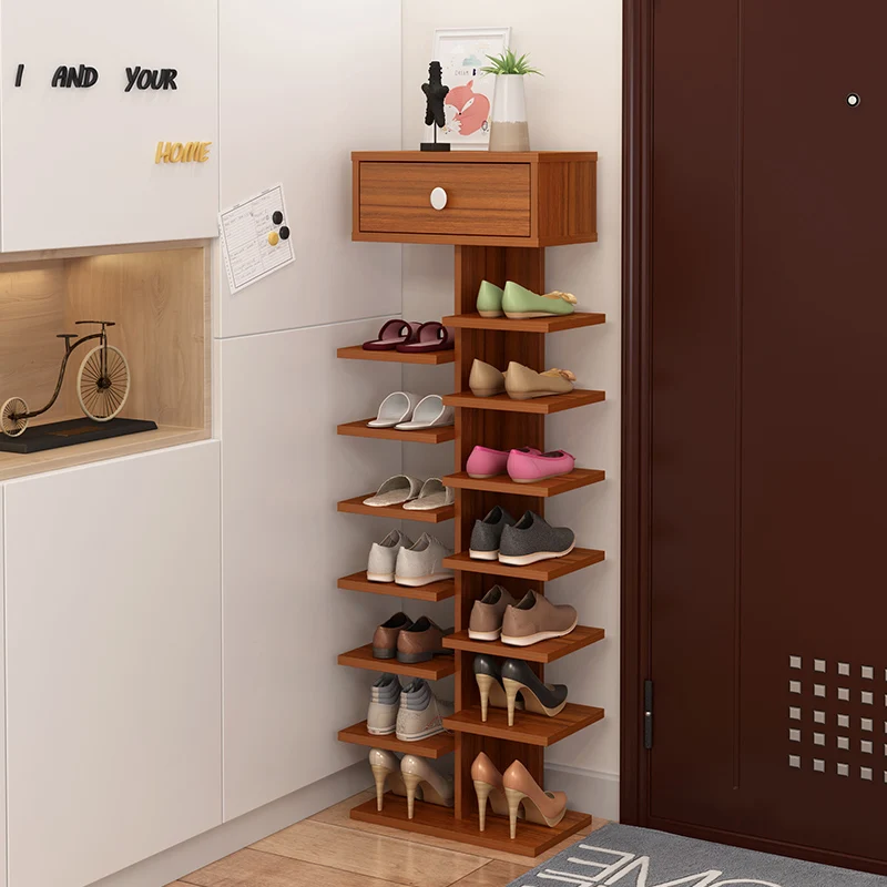 Simple Modern Shoe Rack Simple Door Multi Layer Shoe Storage