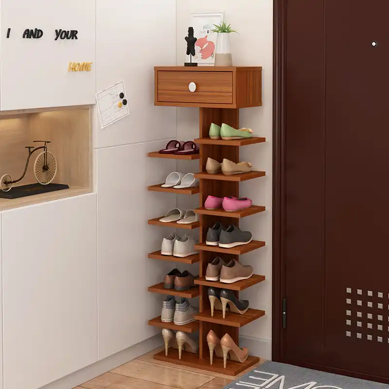 Simple Modern Shoe Rack Simple Door Multi Layer Shoe Storage