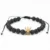 Luxury Braiding Macrame Pave CZ Gold Color King Crown Charm Bracelet