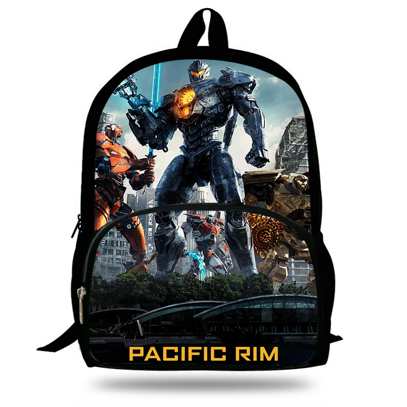 online 16 polegada Mochila Pacific Rim Revolta Escola Sacos de Filme Robô Para Adolescentes Crianças Dos Desenhos Animados Bag Crianças Mochila Menino