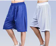 Outdoors 2017 Active Double-sided Traning Player Game Shorts Men Streetball Beach Loose Soft Drawstring Shorts Plus Size XS-XXL