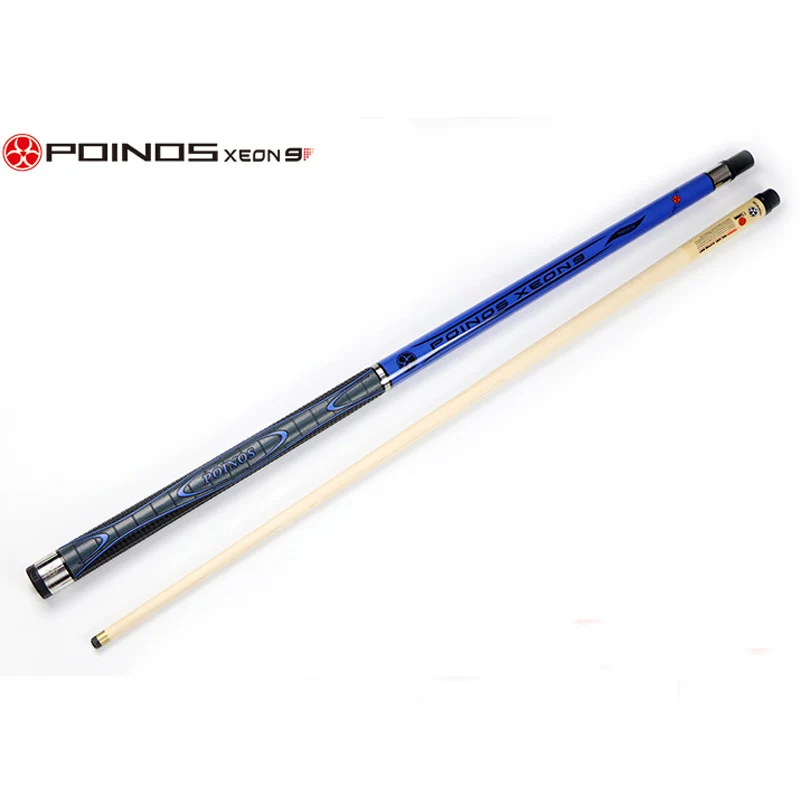 POINOS Китай бильярдный кий 13 мм 11 5 10 черный синий белый цвета с корпусом для