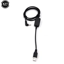 Adaptador de cabo usb, 5 v para dc 12 v 3.5mm x 1.35mm fonte de alimentação para carro gps detector de radar isqueiro cigarro