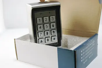 

Full metal Access control off-line keyboard Metal Password button+IC Card standalone door locker machine, M1 IC card reader