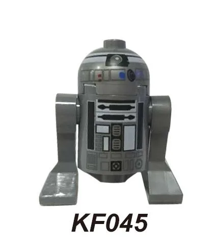 Одиночная R3-D5 Олень Рождество R2D2 с лотком робот BB8 Хан Solo SW424 RSF7 космические строительные блоки детские подарочные игрушки - Цвет: KF045 Without Box