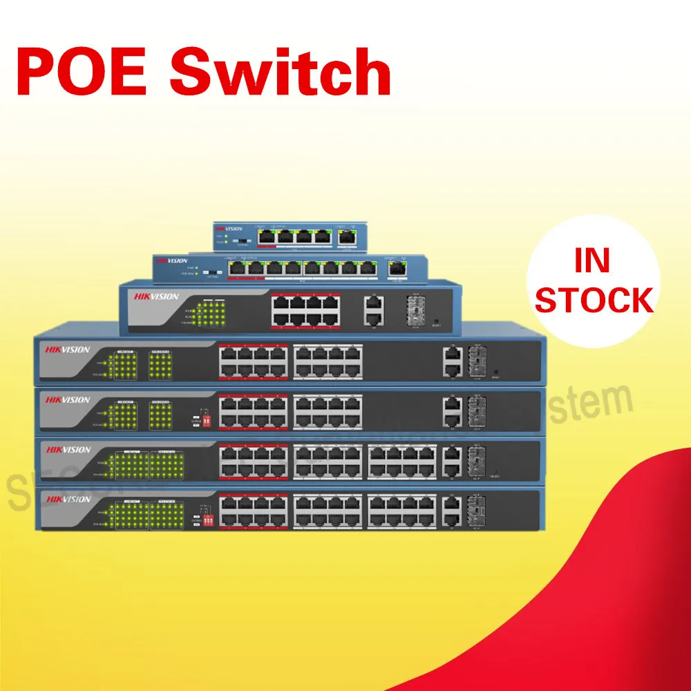 

DS-3E0105P-E DS-3E0109P-E DS-3E0318P-E DS-3E0326P-E 100Mbps POE switch