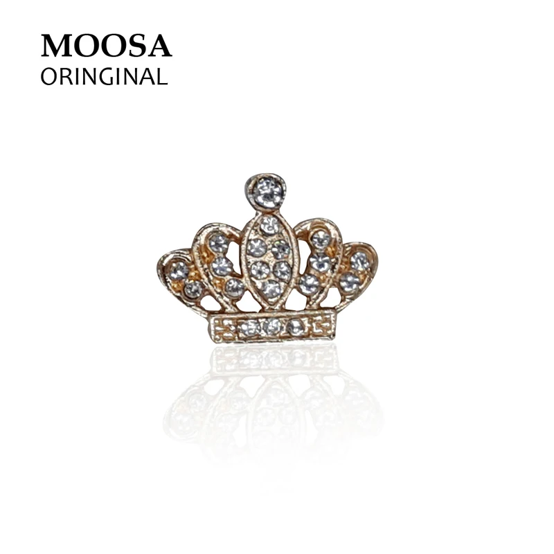 MOOSA Aulic Design Fashion Broches Tiara and Crown Shape Rhinestone Brooches for Scarf Suit Coat Decoration Party Gifts | Украшения и
