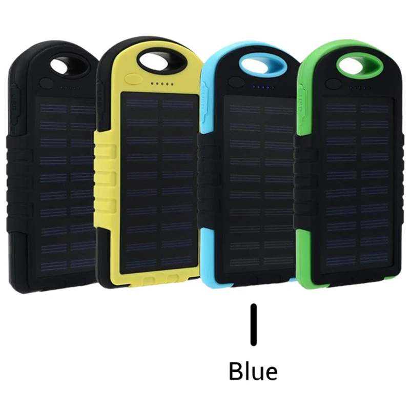 Дизайн открытый путешествия двойной USB солнечный банк питания для мобильного телефона чехол Зарядное устройство DIY комплект со светодиодный светильник батарея в комплект не входит