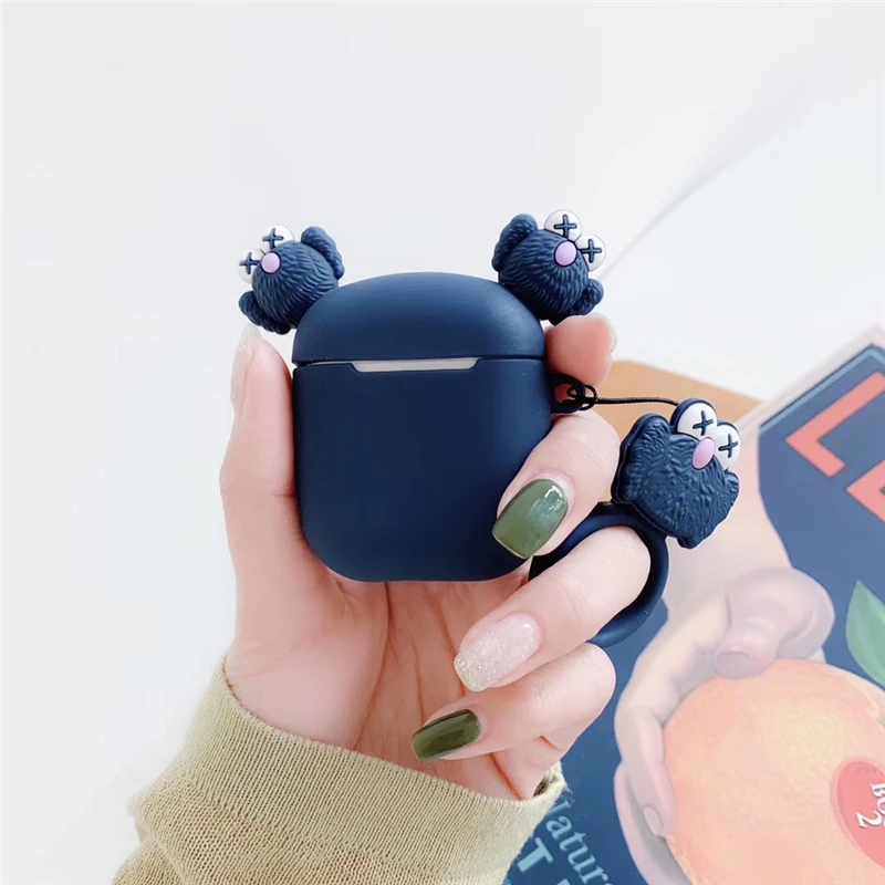 Милый чехол для наушников с персонажами из мультфильмов Улица Сезам Apple