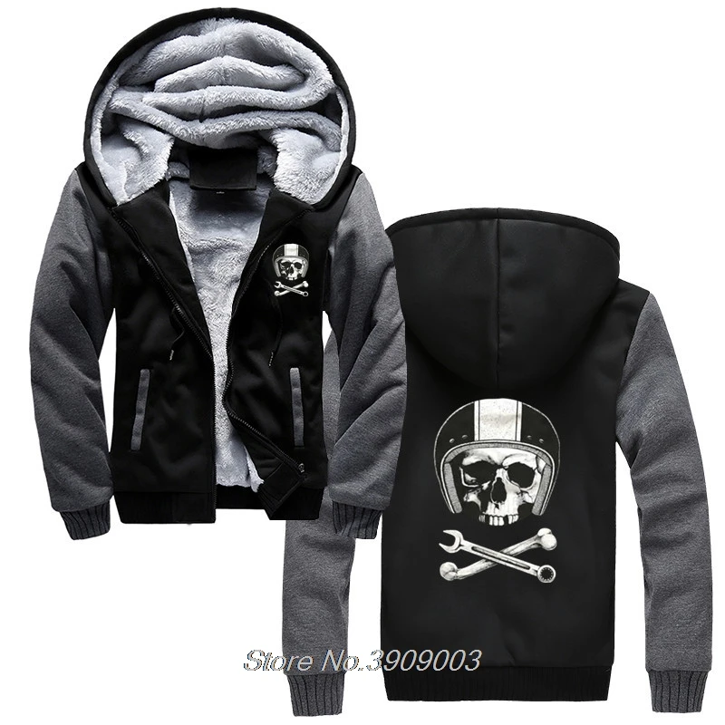 biker hoodie jacket