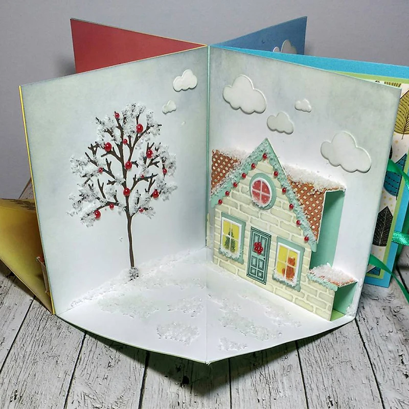 

Fence Cloud Metal Cutting Dies Stencils For DIY Scrapbooking Album Decorative Embossing Card Craft Die Cut Template New 2019