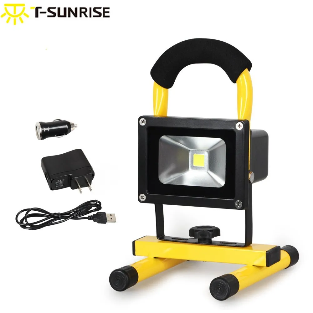 T SUNRISE LED Портативный перезаряжаемый прожектор наружный водонепроницаемый