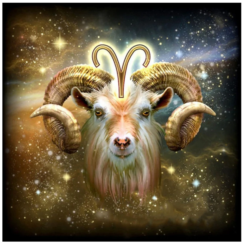 Подарки DIY 5D алмазные картины вышитые Aries круглые наборы крестиков Алмазная