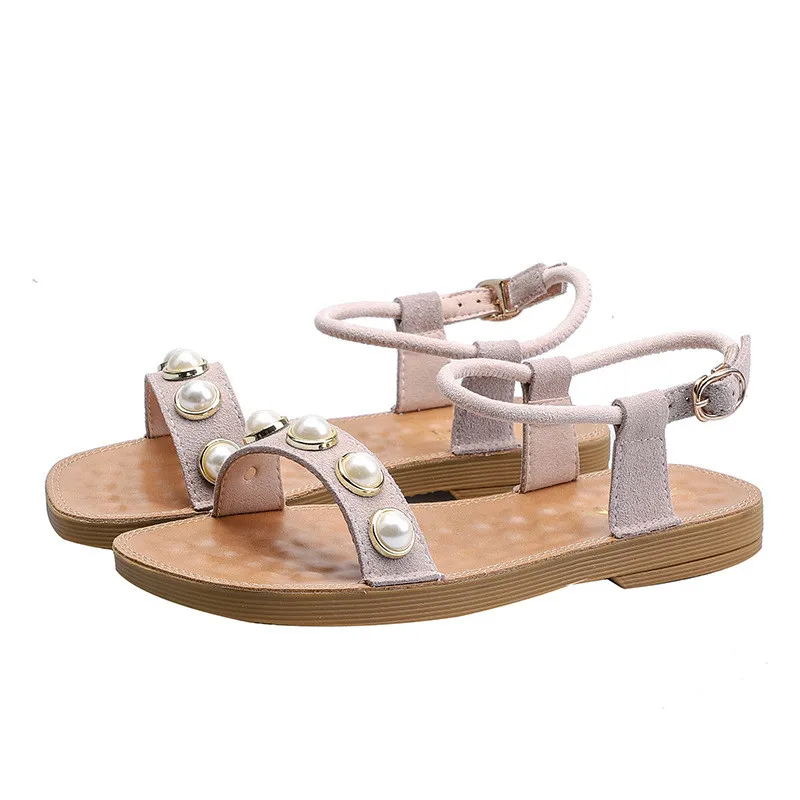 

Summer Sandals Shoes Woman Zapatos De Mujer Casual Women's Beach Sandals Open Toe Plus Size 43 Rivet Gladiator Female Slipper