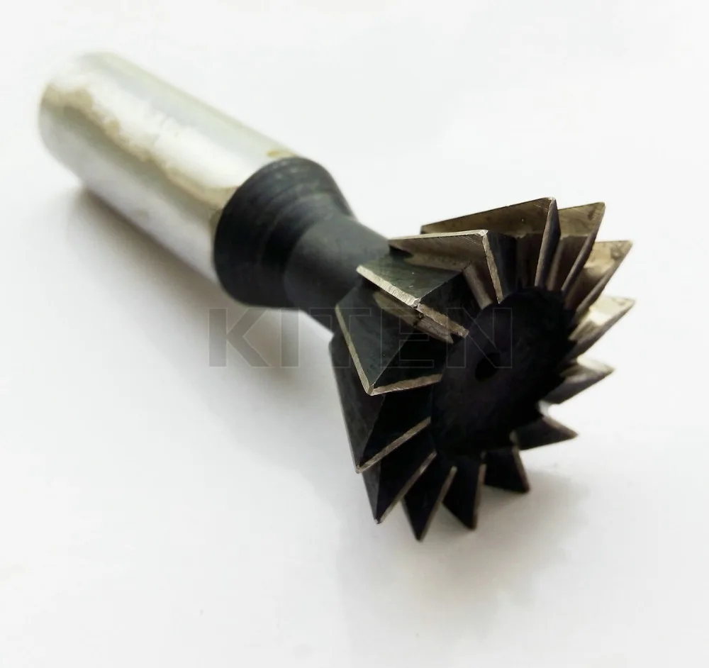 

30mm X 60 Degree HSS Straight Shank Dovetail Slot Cutter End Mill CNC Bit