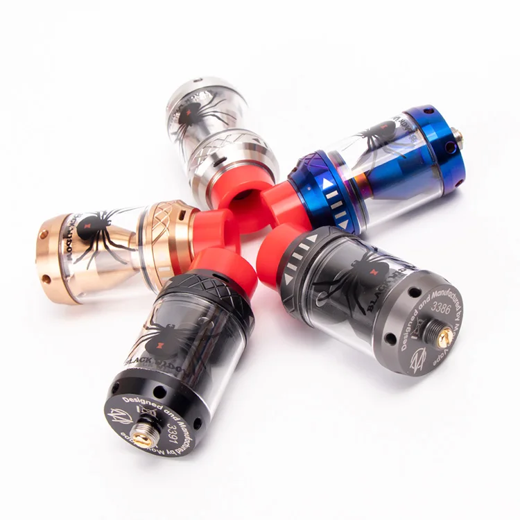 

Move vape black widow rta with cold vapor filter huge cloud top airflow adjustable single coil 3.8ml capacity DIY vape tank