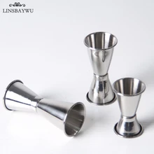 Бар из нержавеющей стали вино шейкер для коктейлей Jigger один двойной Shot Миксер для напитков пробки-лейки для вина измеритель чашки Бар инструменты 3 размера Горячая