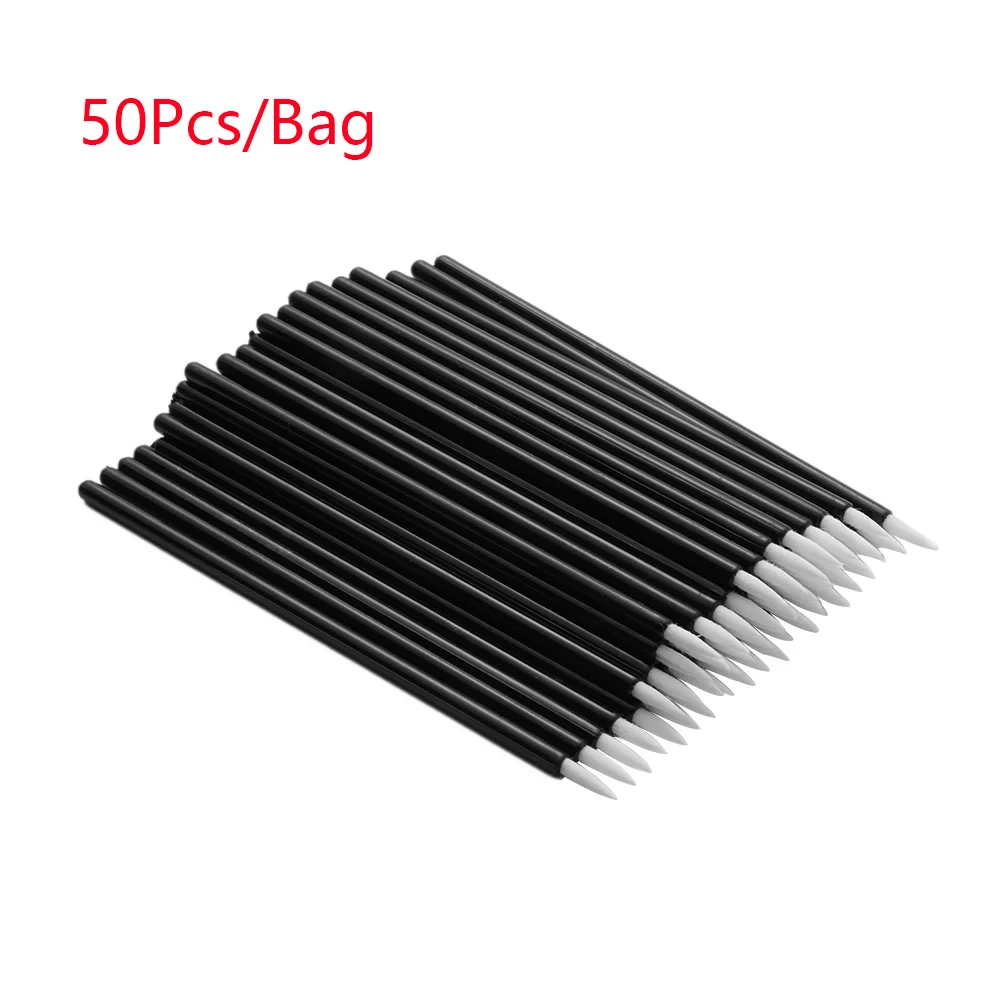

50 Pcs/lot Makeup Eyeliner Liquid Brushes Applicator Swab Microbrush Eyelash Extension Tools Beauty Cosmetic Make up Tools