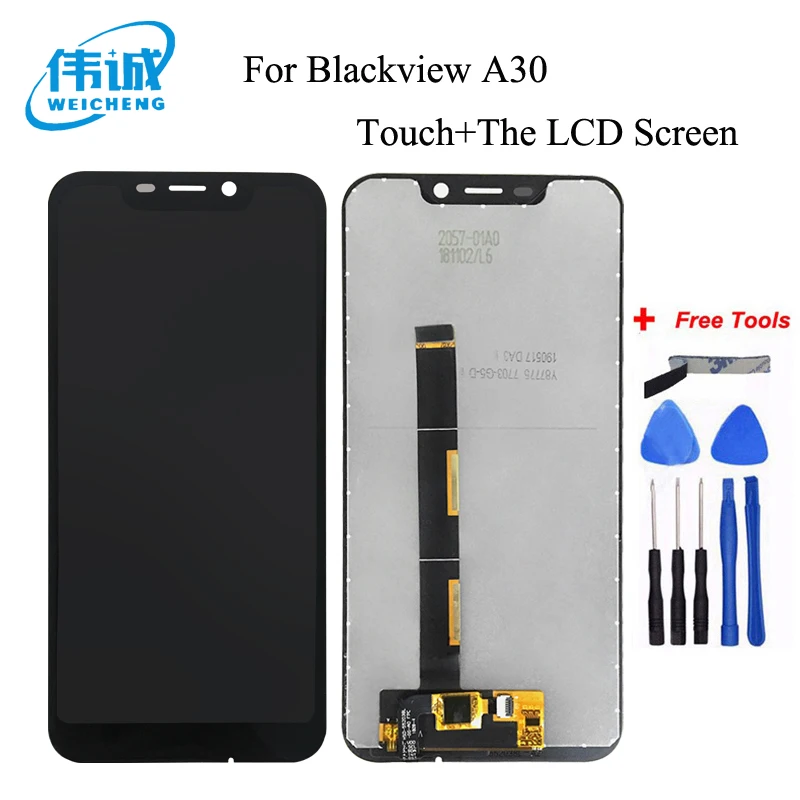 Najtaniej WEICHENG dla Blackview A30 wyświetlacz LCD + ekran dotykowy Digitizer montaż części naprawa dla Blackview A30 Lcd szkło czujnik