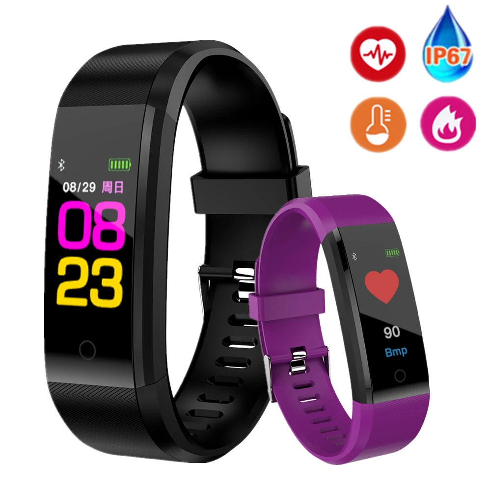 New Bluetooth Smart Watch Men Women Heart Rate Monitor Blood Pressure Fitness Smartwatch Pedometer Sport for ios android | Наручные часы