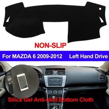 

TAIJS Car Dashboard Cover Silicone Non-Slip Carpet Anti-UV Anti-slip For Mazda 6 Mazda6 2009 2010 2011 2012 DashMat Sun Shade