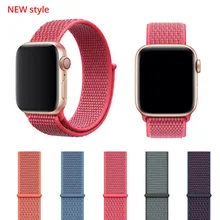 Тканый нейлоновый спортивный ремешок для Apple Watch серии 5 4 44 мм 40 мм ремешок для iWatch 42 мм 38 мм серия 4 3 2 полосы