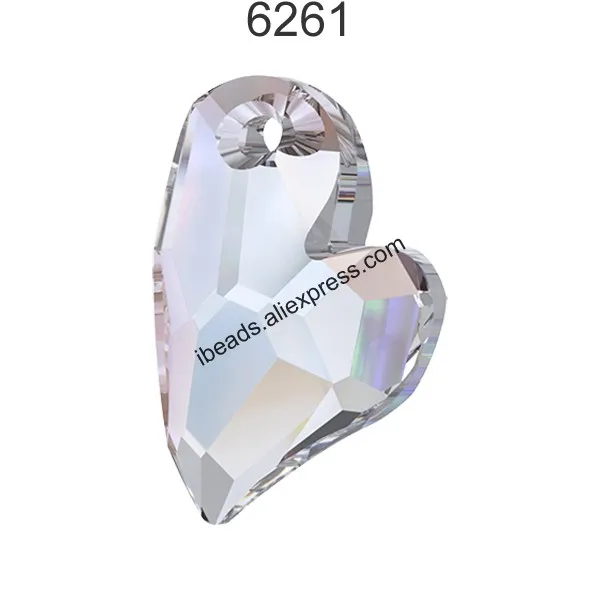 1 шт.) Кристалл от Swarovski 6261, посвященная 2 U подвеска в форме сердца, сделанные в австрийском стиле, Свободные Стразы для ювелирных изделий своими руками