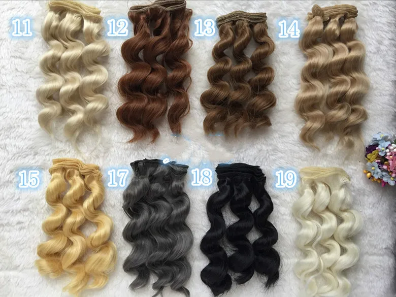 Горячие Толстые 15 см * 100 Парики BJD Ye Luoli SD DIY кукольные парики Высокая температура