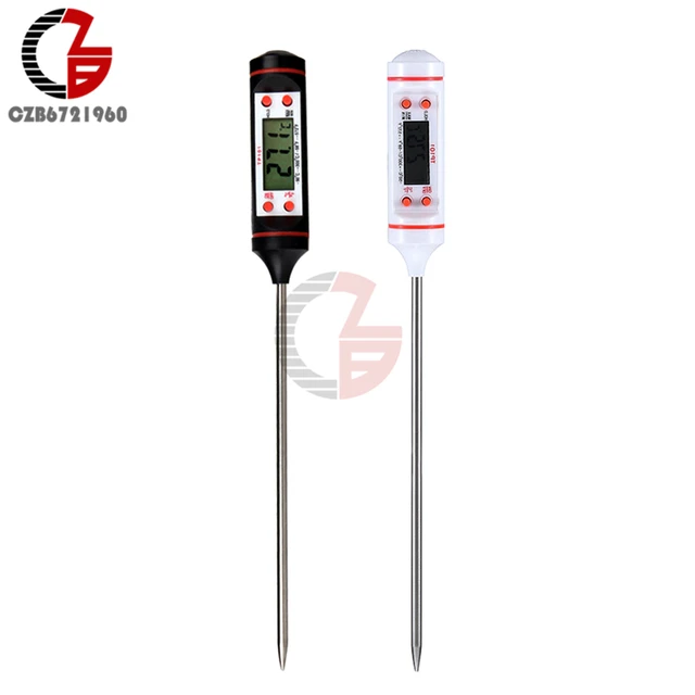 Digital Kitchen Thermometer Meat Water Milk  Temperaure Sensor Meter  Thermocouple - Household Thermometers - Aliexpress