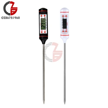 

TP101 Digital Meat Thermometer Kitchen Cooking BBQ Household Food Temperature Meter Tester Detector Water Milk Oil Thermometer