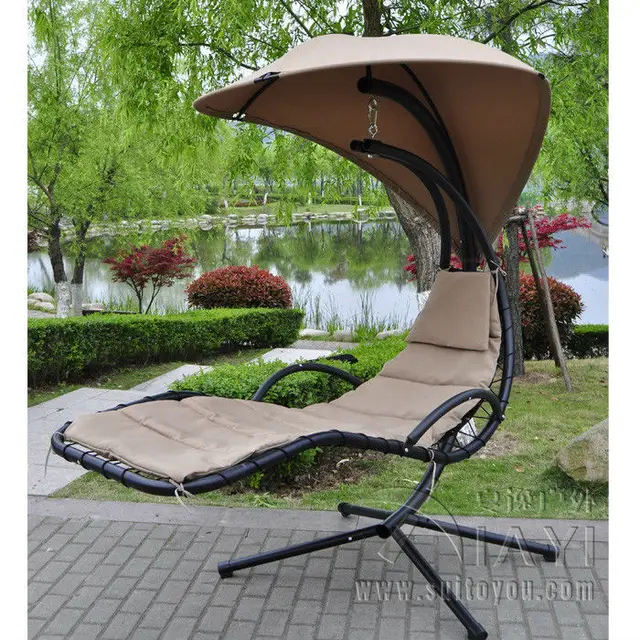 Hanging Chaise Lounger Chair Arc Stand Air Porch Swing Hammock Hanging Chaise Lounger Chair Arc Stand Air Porch Swing Hammock Canopy