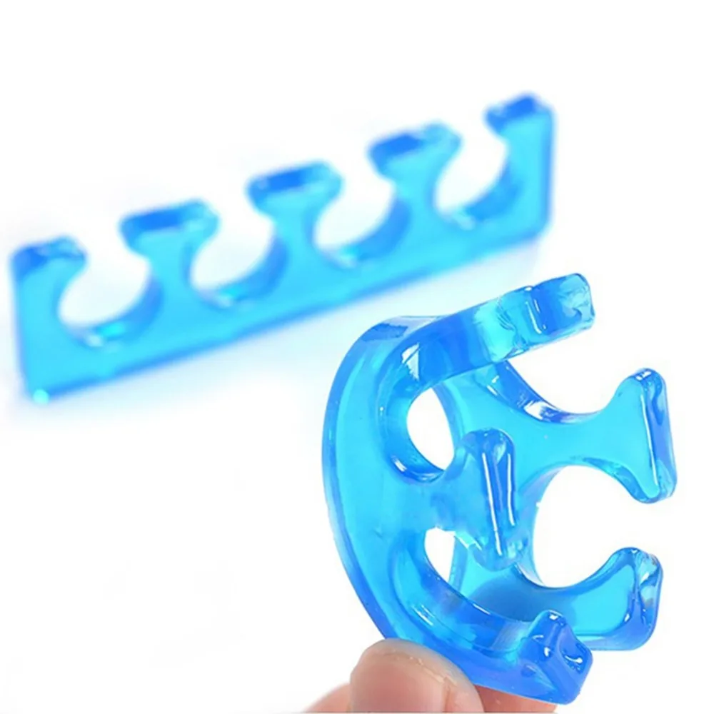 

LEARNEVER High Quality Manicure Splitter Separator Soft Silicone Finger Remover Manicure Tool Toe Care