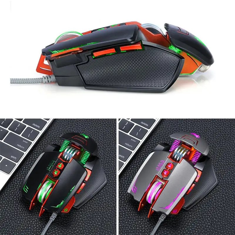 Mechanical Gaming Mouse Laptop General Competitive Playerunknown's Battlegrounds Recoil Mouse Mechanical Gaming Mouse Laptop General Competitive Playerunknown's Battlegrounds Recoil Mouse