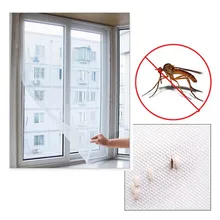 1 шт. белый экран от москитной сетки, защитная пленка для экрана от насекомых, отвесные занавески для самостоятельной сборки 150*130 см